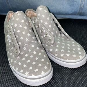 Vans star pattern grey shoes